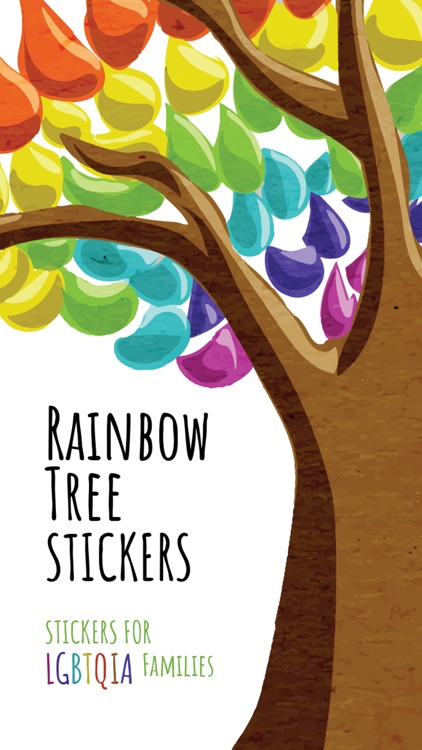 Rainbow Tree Stickers
