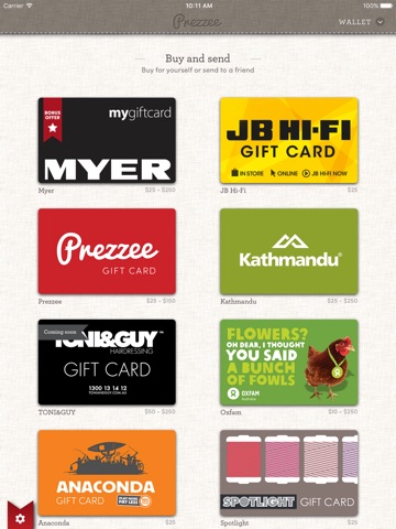 Prezzee eGift cards screenshot 2