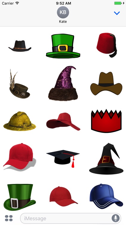 Hat Stickers Pack