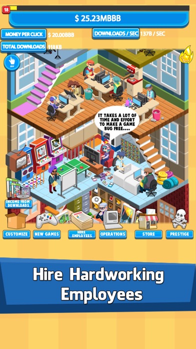 Video Game Tycoon: Tap Story Hack screenshot 4 - game app interface