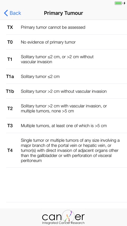 Liver Cancer TNM Staging Tool