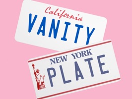 make your own vanity plate
