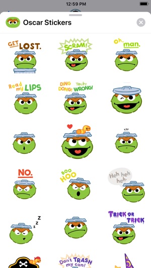 Oscar the Grouch Stickers(圖1)-速報App