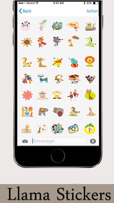 Llama Stickers Emojis screenshot 2