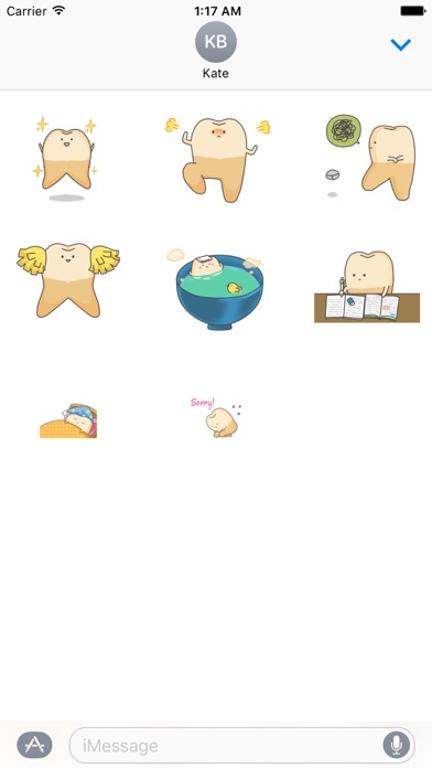 Animated Wisdom Tooth Sticker screenshot 2