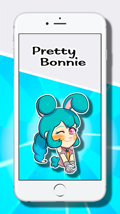 Love Stickers: Pretty Bonnie