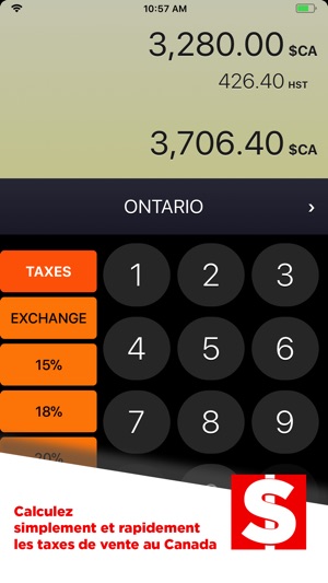 Taxes de vente Canada