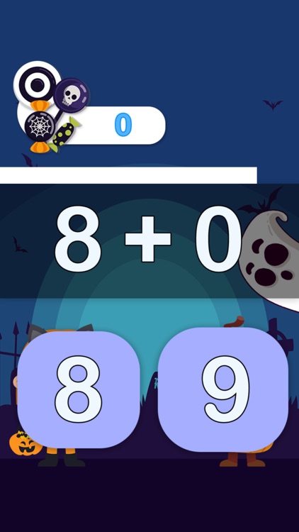 Halloween Math Game 1st Grade