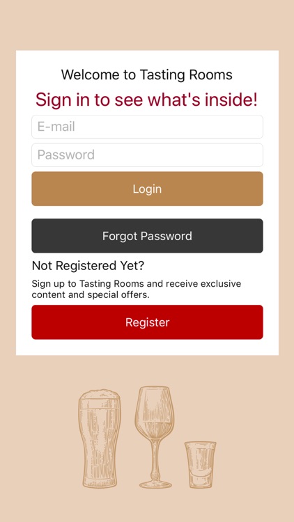 Tasting Rooms App