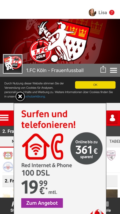 1.FC Köln - Frauenfussball