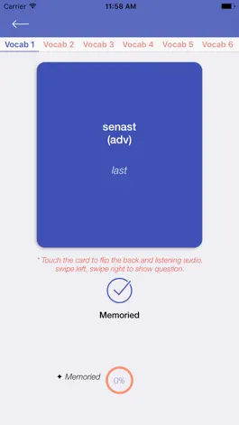 Game screenshot Learn Swedish Vocabulary hack