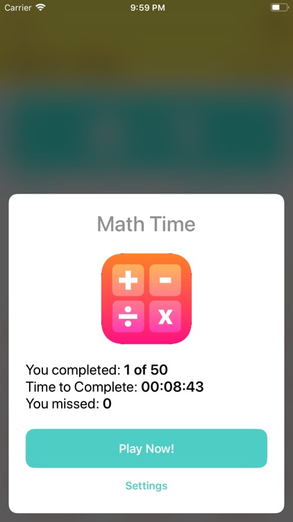 Math Time - Division