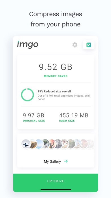 IMGO - Bildoptimering screenshot 3