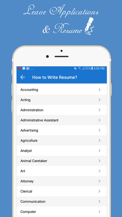 Letter, Application & Resume screenshot 3