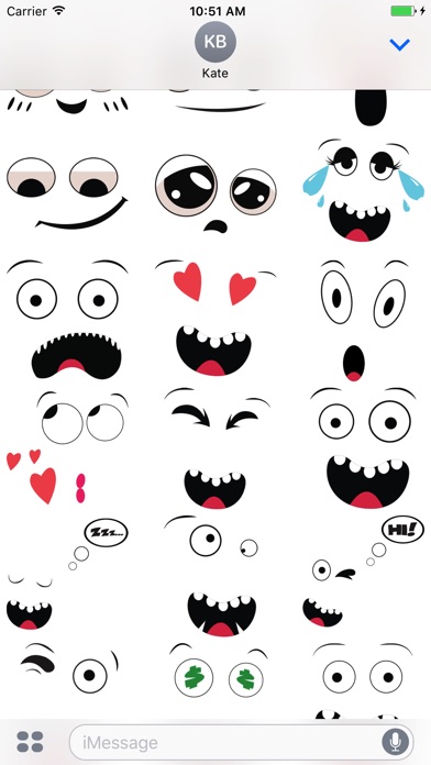 Cute Face emoji stickers screenshot 2