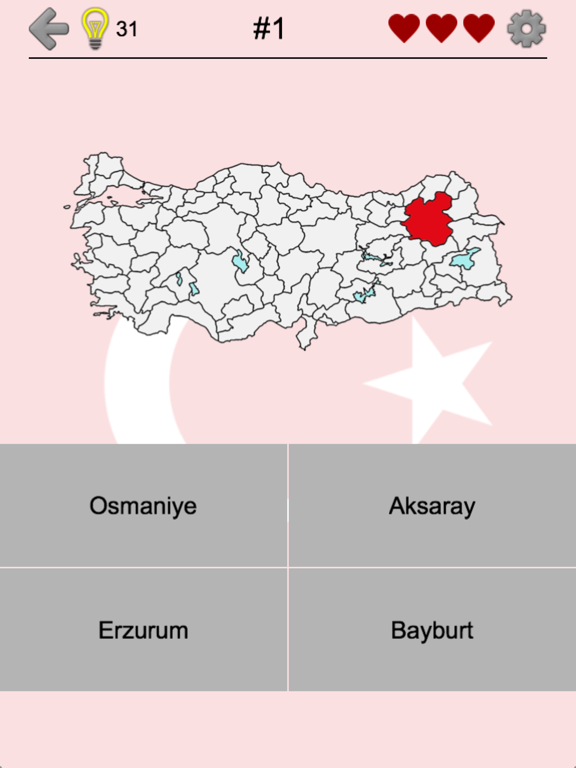 Provinces of Turkey - Quiz Screenshots