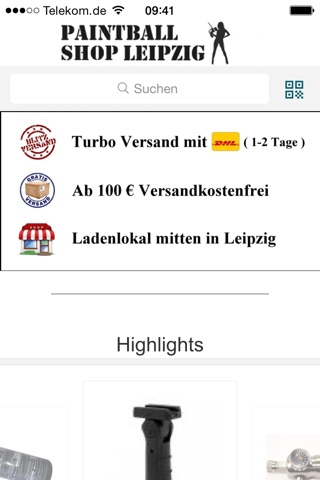 Paintball Shop Leipzig screenshot 2