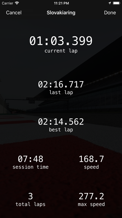 Lap Timer GPS screenshot 2