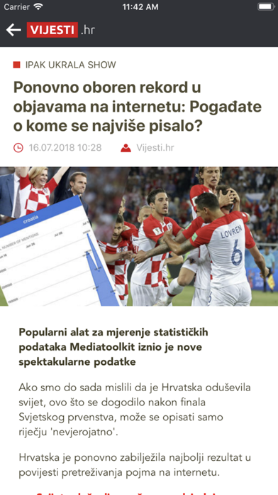 Vijesti.hr screenshot 3