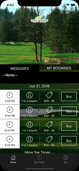 Game screenshot Camas Meadows Golf Tee Times mod apk