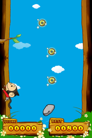 Monkey Jump In Banana Jungle screenshot 2