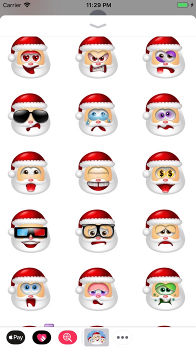 Xmas Emoji sticker screenshot 2