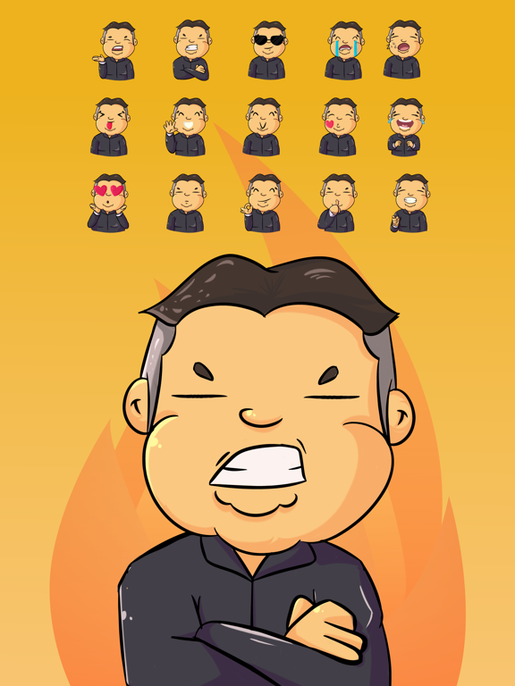 the Angry Dictator Stickersのおすすめ画像1