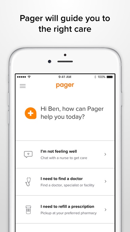 Pager: Chat with a Nurse