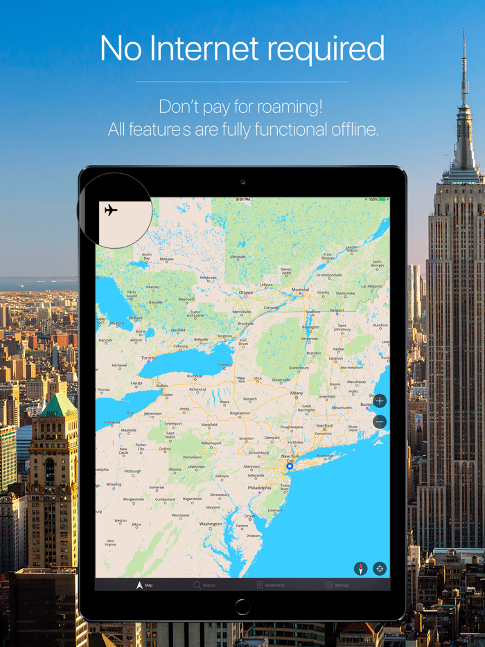 New York Offline Navigation