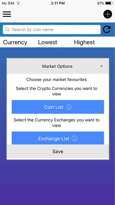 Crypto Market Compare screenshot 2