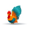 Funky Chicken Text Stickers