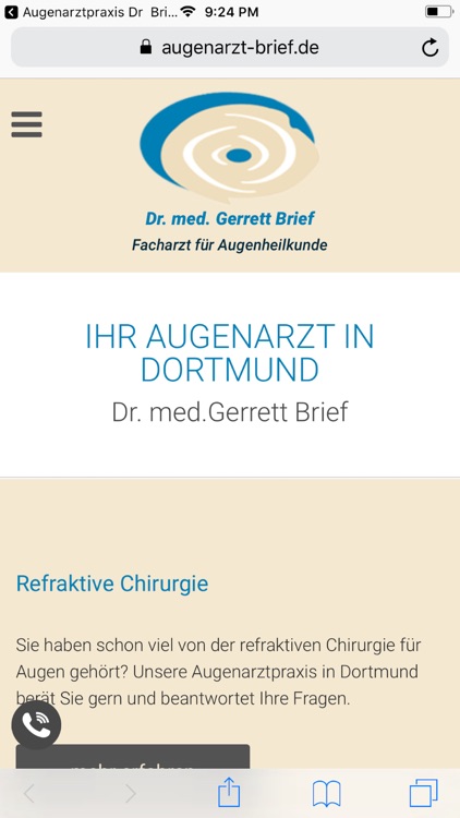 Augenarztpraxis Dr  Brief