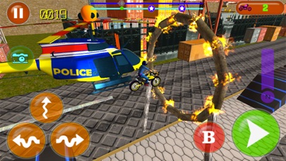 Bike Rider Chases Police Heli screenshot 3
