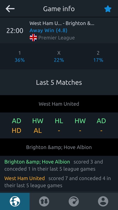 Football Bet Analyser screenshot 2