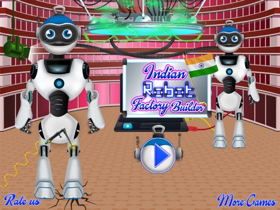 インド人 ロボット 工場 ビルダーのおすすめ画像1