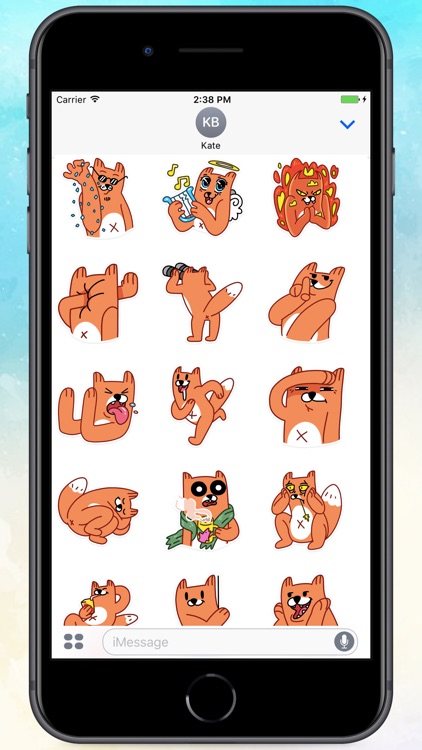 Crazy Foxy! Stickers