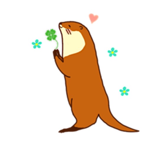 Cute Otter - Ottermoji Sticker Icon