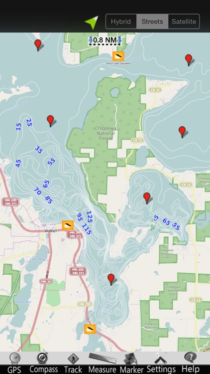 Leech Lake GPS Nautical Charts