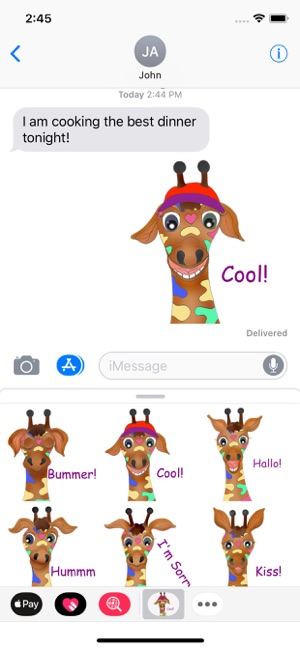 Giraffe Emojis Text(圖2)-速報App