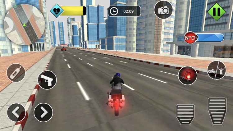 Us Police Bike Gangster Chase screenshot-3