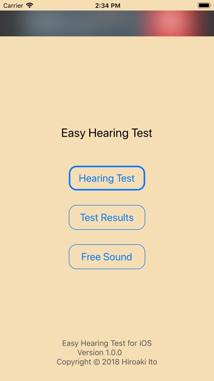 Easy Hearing Test