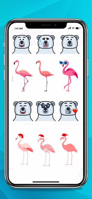 Flamingo & Bear Stickers(圖2)-速報App