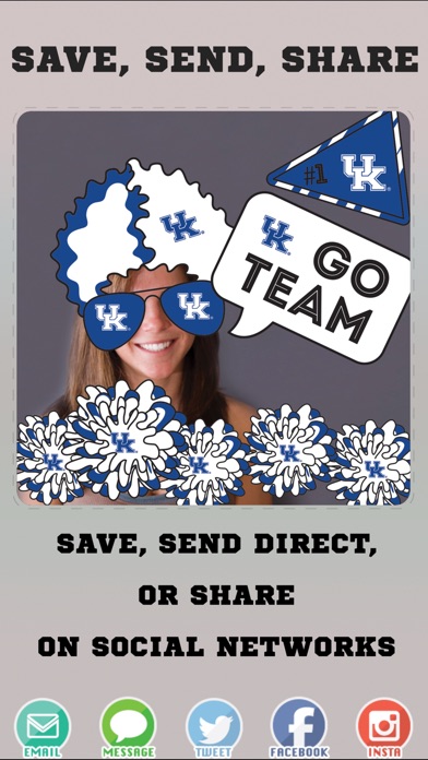 Kentucky Wildcats PLUS Selfie Stickers screenshot 3