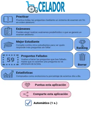 Captura de Pantalla 1 Test Oposición Celador iphone
