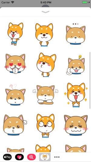 Akita Dog Cute Stickers(圖3)-速報App