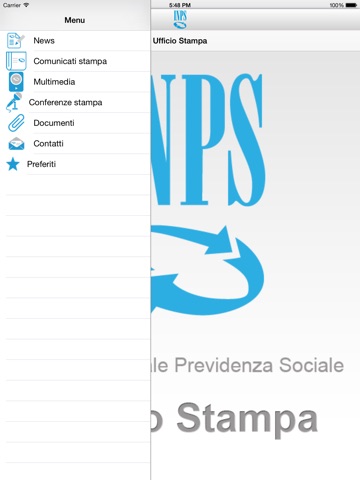 INPS Ufficio Stampa per Tablet screenshot 2