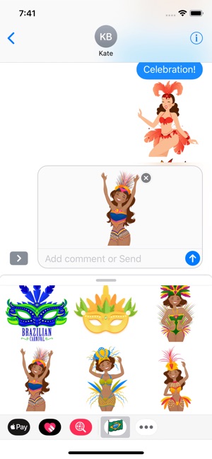 Brazil Carnival Samba Sticker(圖3)-速報App