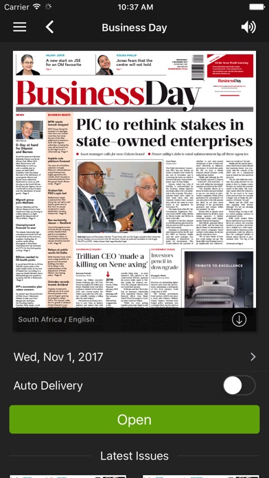 Business Day E-Edition screenshot 2