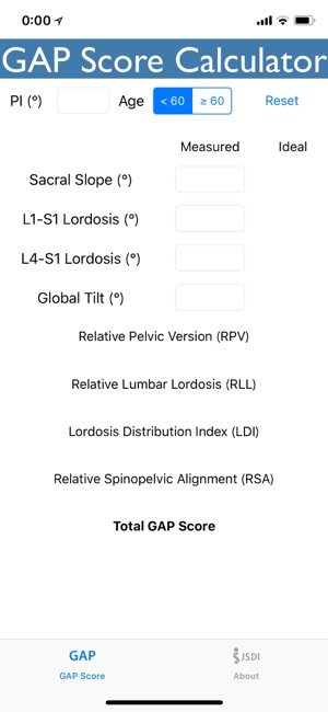 GAP Score Calculator(圖1)-速報App