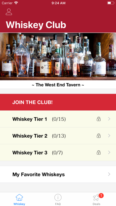 How to cancel & delete West End Tavern Whiskey Club from iphone & ipad 1